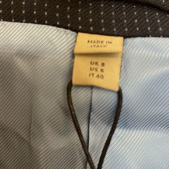 Burberry Leamington Pindot Wool Single-Button Jacket, NWT - Picture 5 of 8